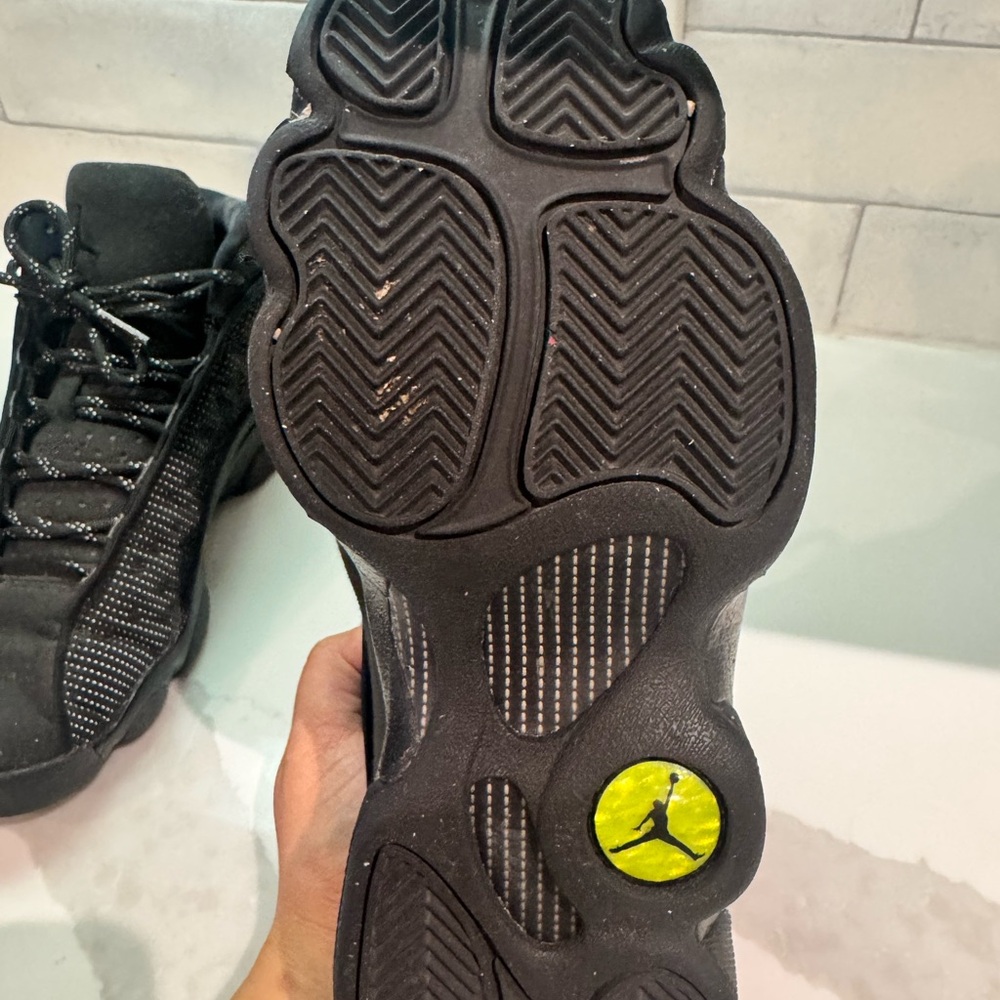 Black Jordan 13s - Picture 7 of 16
